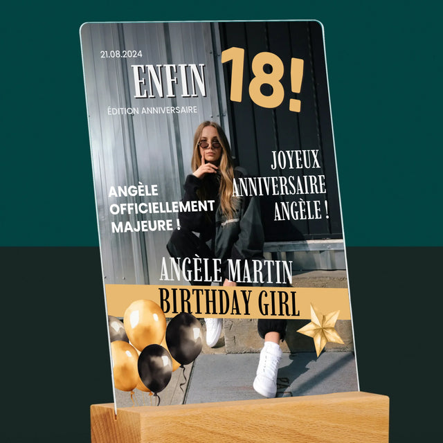 La Couverture De Magazine: Enfin - Impression Sur Verre Acrylique