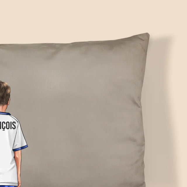 La Création Du Personnage: Super Footballeur - Coussin