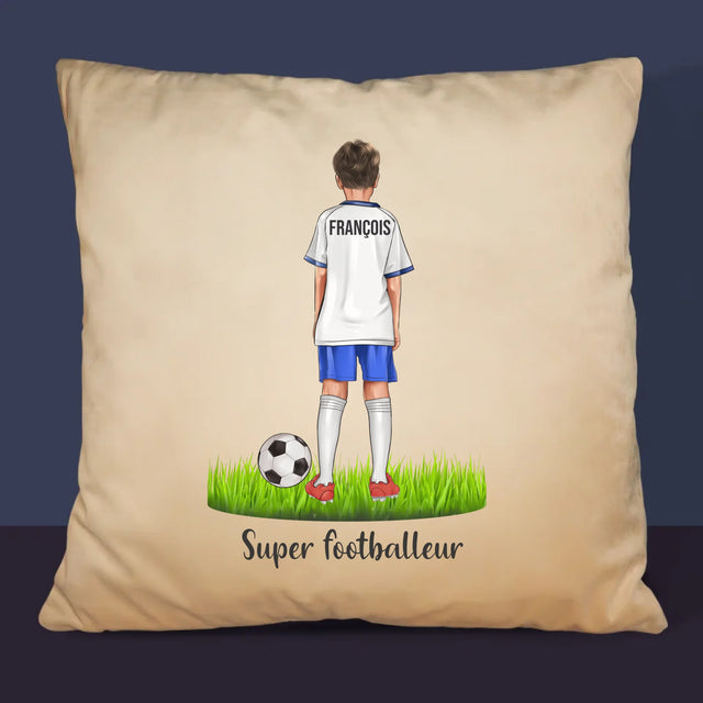 La Création Du Personnage: Super Footballeur - Coussin