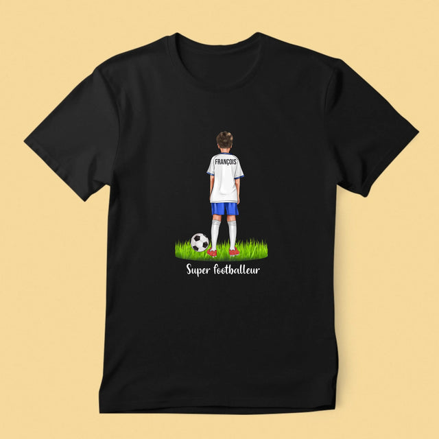 La Création Du Personnage: Super Footballeur - T-Shirt Pour Hommes