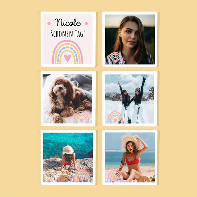 Fotokolaż: Pięknego Dnia - Podkładki Pod Kubki | DE