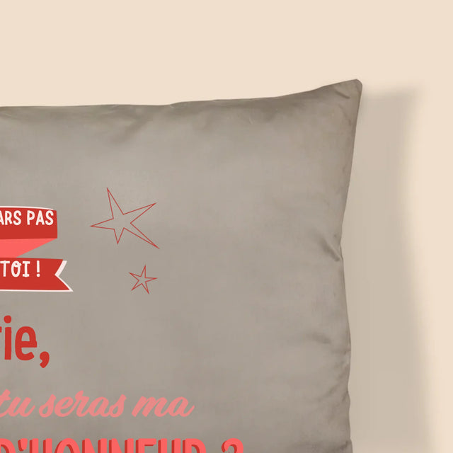 Le Prénom Et Un Texte: Je Ne Pars Pas Sans Toi - Coussin