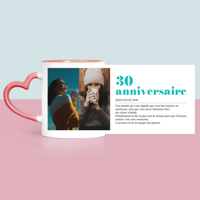 Le Collage Photo: 30E Anniversaire, Définition - Le Mug