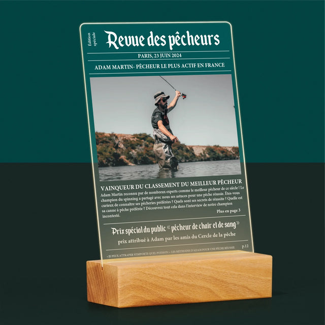 La Photo Et Un Texte: Revue Des Pêcheurs - Impression Sur Verre Acrylique