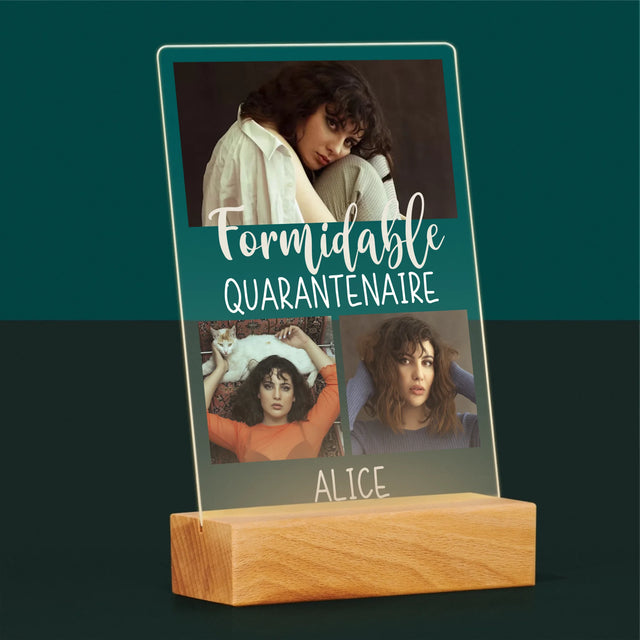 Le Collage Photo: Quarantenaire Formidable - Impression Sur Verre Acrylique 