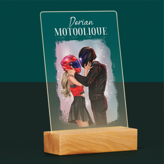 La Création Du Personnage: Motoolique - Impression Sur Verre Acrylique 