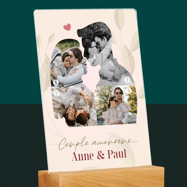 Forme Des Photos: Couple Amoureux... - Impression Sur Verre Acrylique