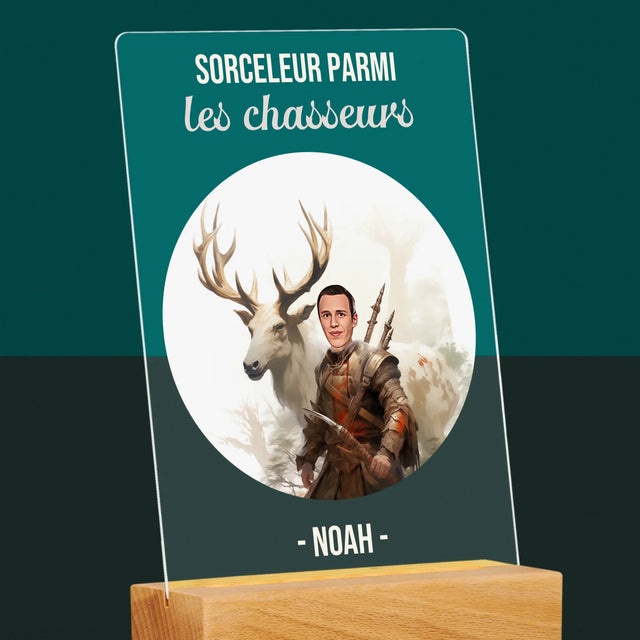 Ton Personnage: Sorceleur Parmi Les Chasseurs - Impression Sur Verre Acrylique 