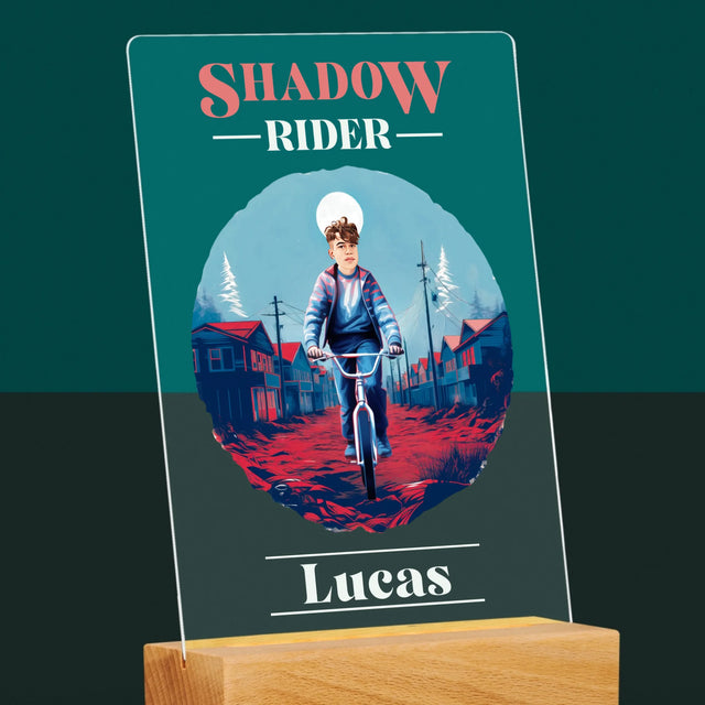 Ton Personnage: Shadow Rider - Impression Sur Verre Acrylique 
