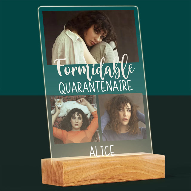 Le Collage Photo: Quarantenaire Formidable - Impression Sur Verre Acrylique 