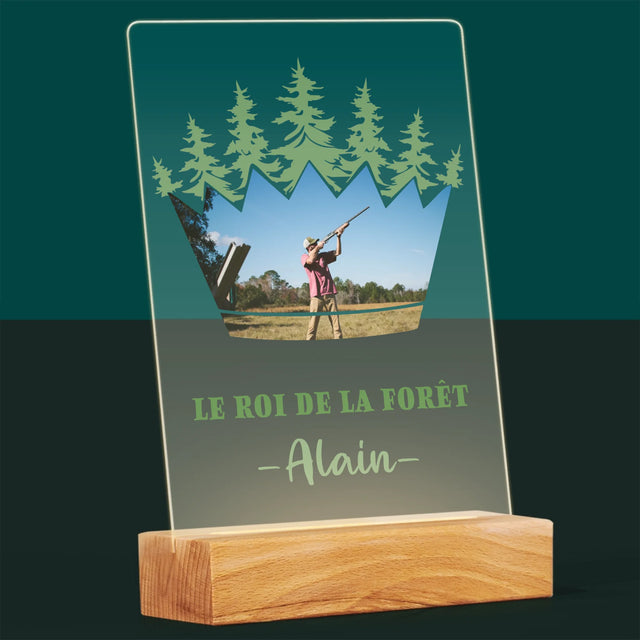 Forme Des Photos: Le Roi De La Forêt - Impression Sur Verre Acrylique 