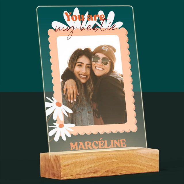 Collage Photo: Photo Besties  - Impression Sur Verre Acrylique