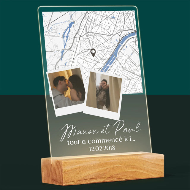 Le Plan De Ville: Où Tout A Commencé - Impression Sur Verre Acrylique