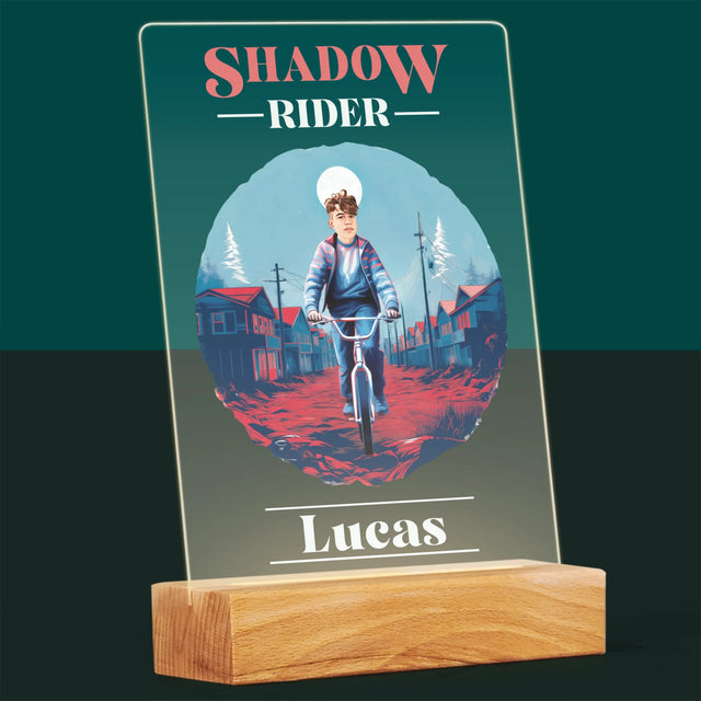 Ton Personnage: Shadow Rider - Impression Sur Verre Acrylique 