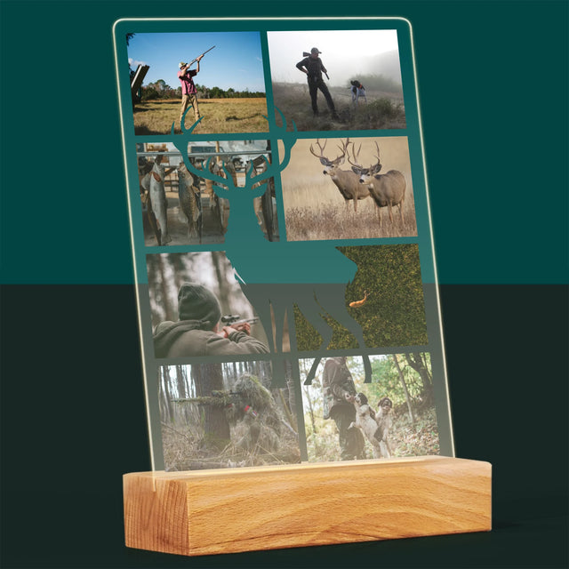 Le Collage Photo: Chasseur - Impression Sur Verre Acrylique 