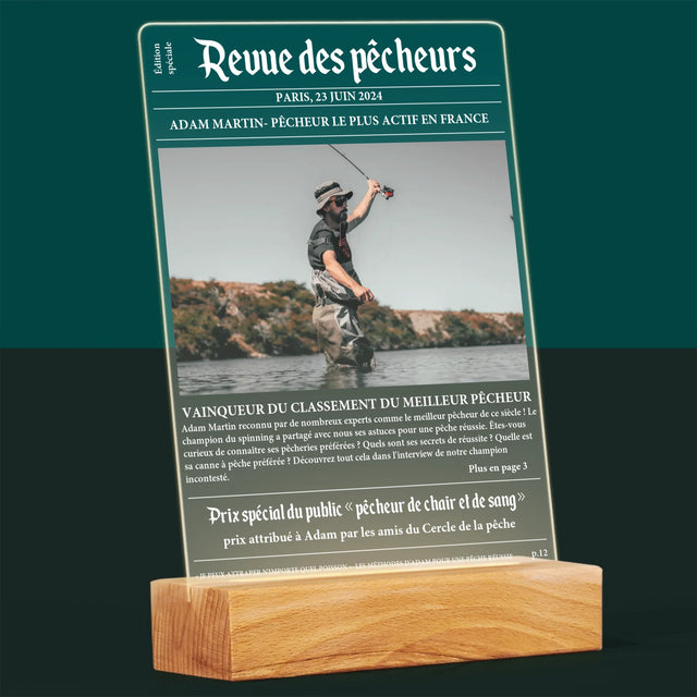 La Photo Et Un Texte: Revue Des Pêcheurs - Impression Sur Verre Acrylique