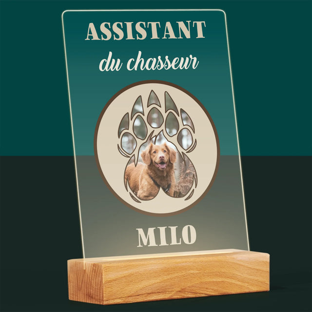 Forme Des Photos: Assistant Du Chasseur - Impression Sur Verre Acrylique 