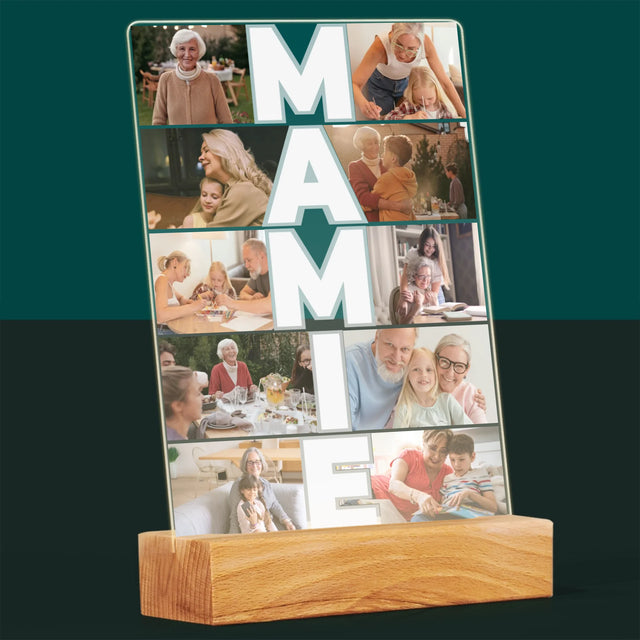 Le Collage Photo: Mamie - Impression Sur Verre Acrylique 