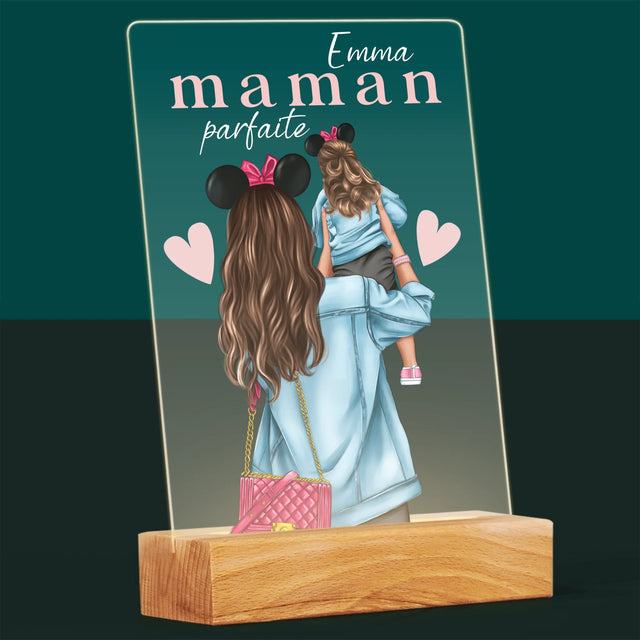 La Création Du Personnage: Maman Parfaite - Impression Sur Verre Acrylique