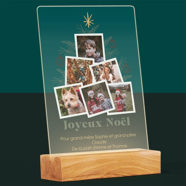 Le Collage Photo: Le Sapin - Impression Sur Verre Acrylique