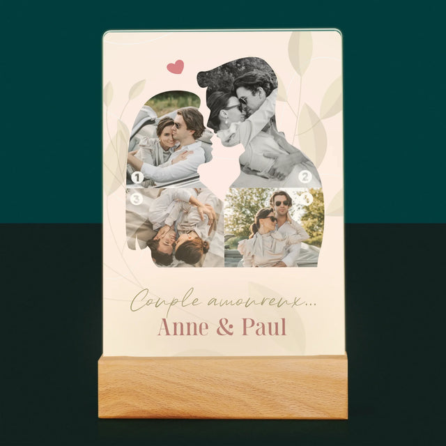 Forme Des Photos: Couple Amoureux... - Impression Sur Verre Acrylique