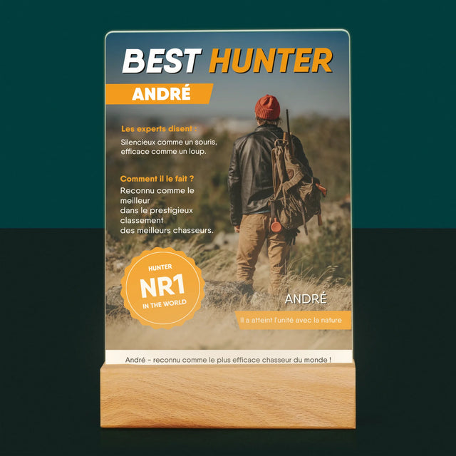 La Couverture De Magazine: Best Hunter - Impression Sur Verre Acrylique 