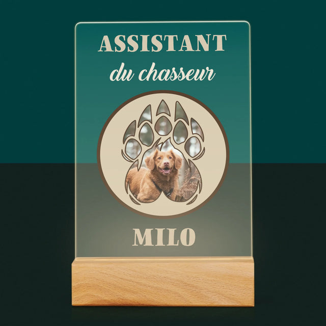 Forme Des Photos: Assistant Du Chasseur - Impression Sur Verre Acrylique 