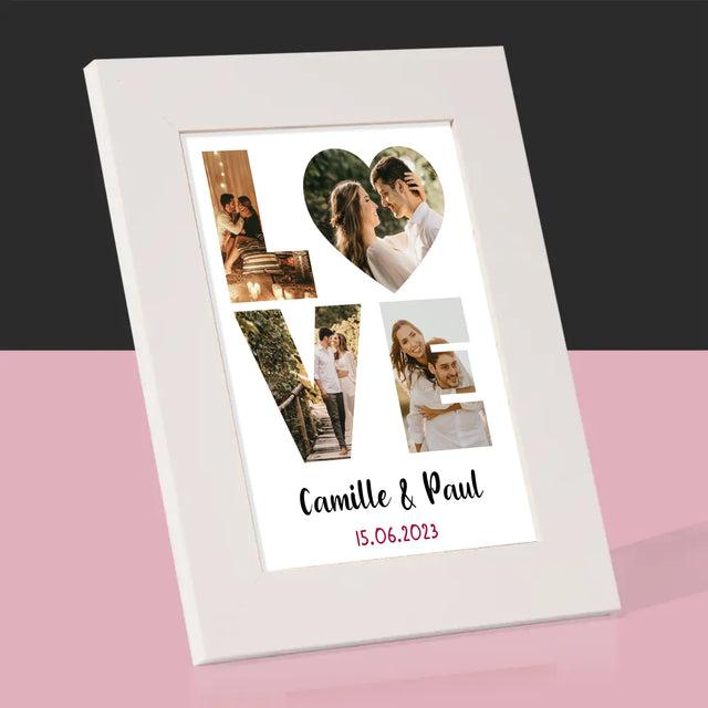 Collage Photo De Lettre: Love De Tes Photos - Cadre Photo