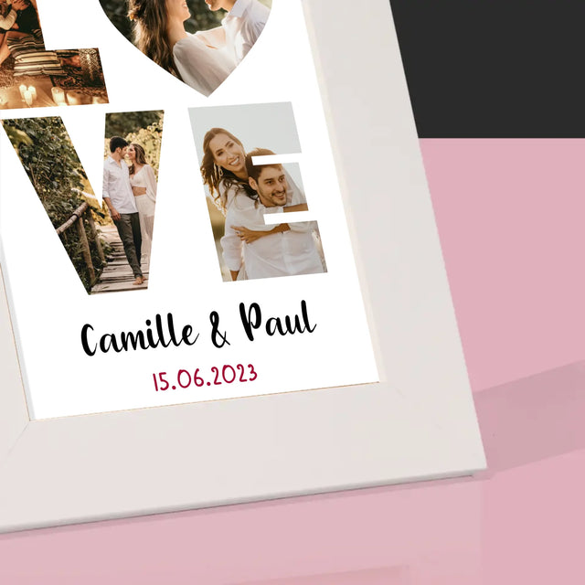 Collage Photo De Lettre: Love De Tes Photos - Cadre Photo