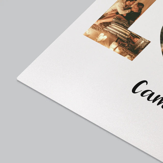 Collage Photo De Lettre: Love De Tes Photos - Sous-Main Bureau