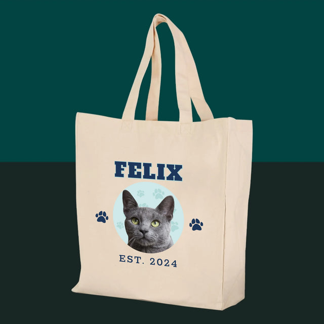 Ton Personnage: Ton Chat Varsity - Sac En Toile