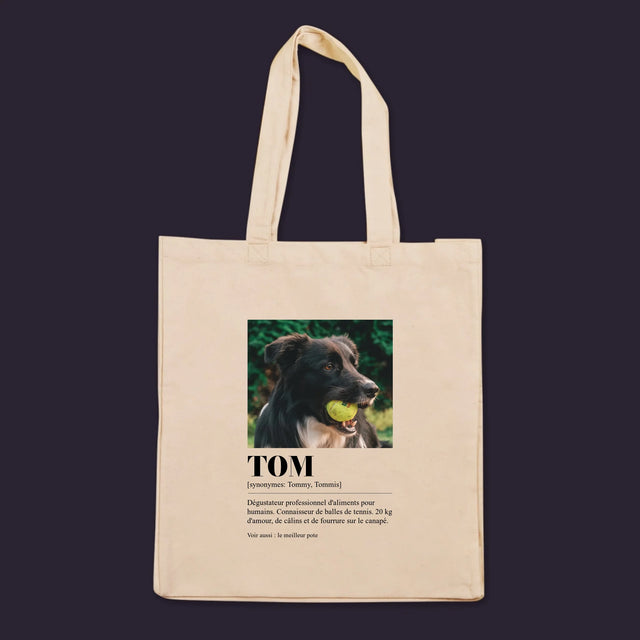 La Photo Et Un Texte: Animal, Définition - Sac En Toile
