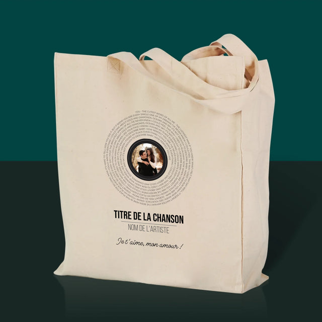 La Photo Et Un Texte: Paroles De Chansons Sur L'Album - Sac En Toile