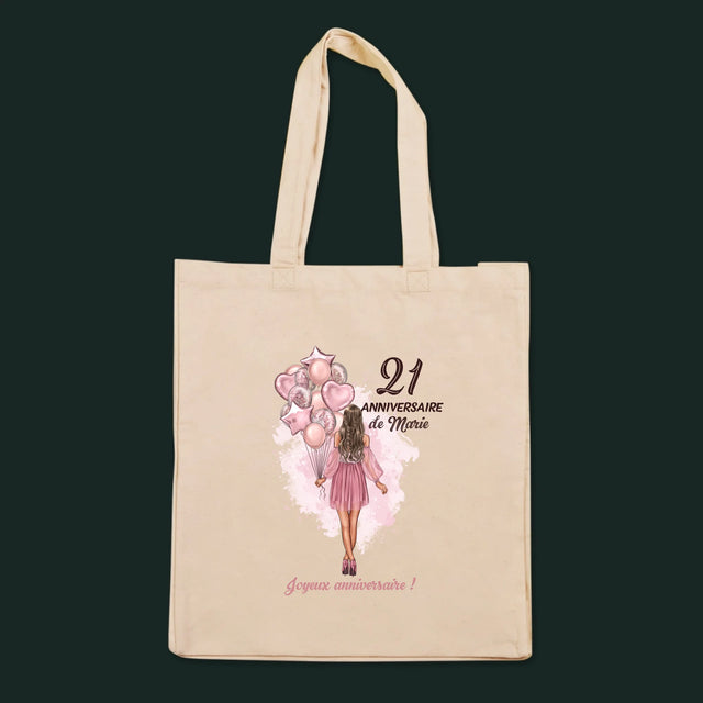 La Création Du Personnage: Anniveraire Ballons - Sac En Toile