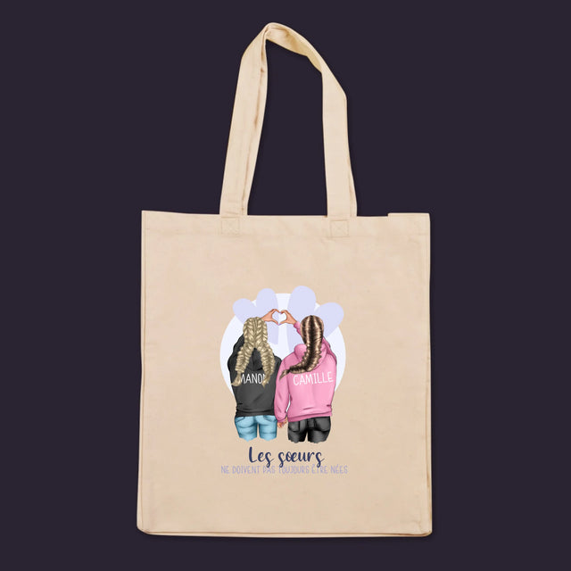 La Création Du Personnage: Amies De L'Hiver - Sac En Toile