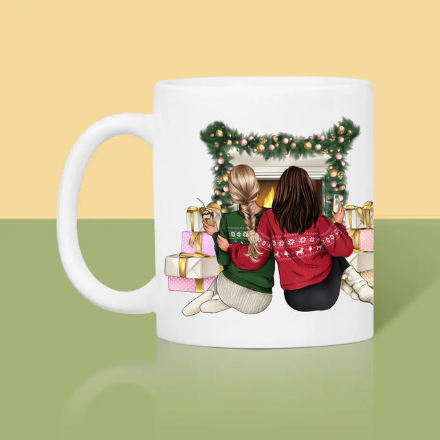La Création Du Personnage: Amies De Noël - Le Mug