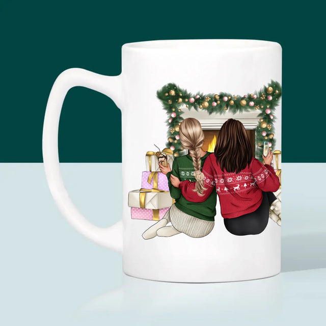 La Création Du Personnage: Amies De Noël - Le Mug