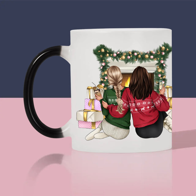 La Création Du Personnage: Amies De Noël - Le Mug