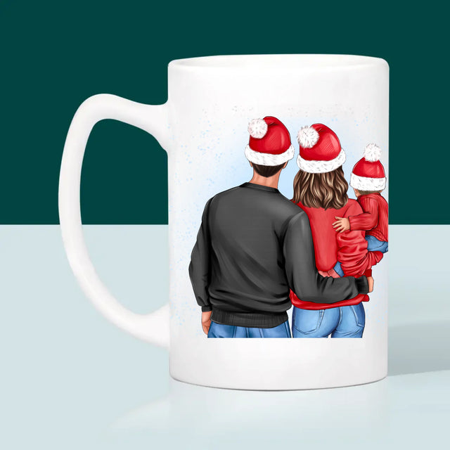 La Création Du Personnage: Famille De Noël - Le Mug