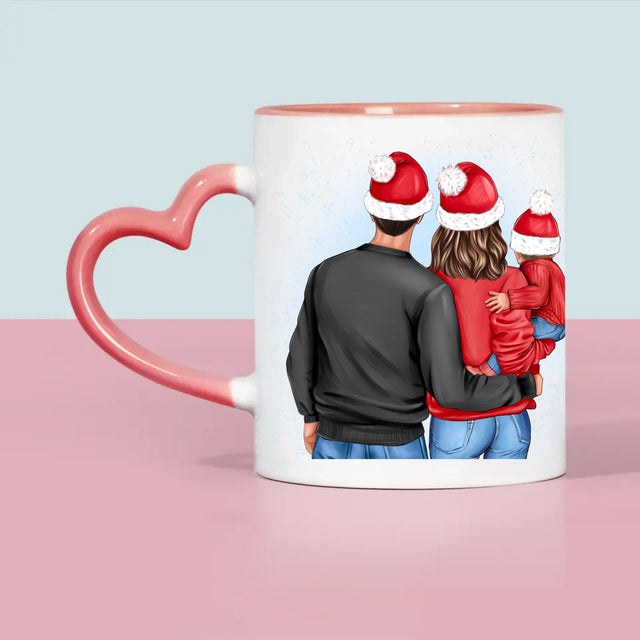 La Création Du Personnage: Famille De Noël - Le Mug