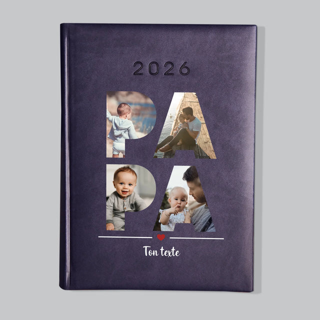 Collage Photo De Lettre: Papa Des Photos - Agenda