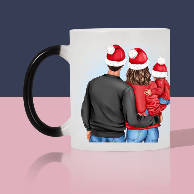 La Création Du Personnage: Famille De Noël - Le Mug