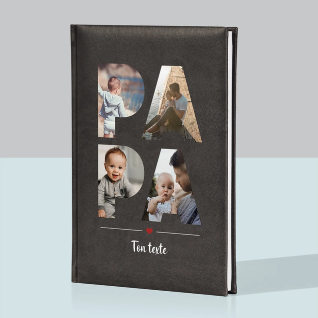 Collage Photo De Lettre: Papa Des Photos - Cahier De Notes