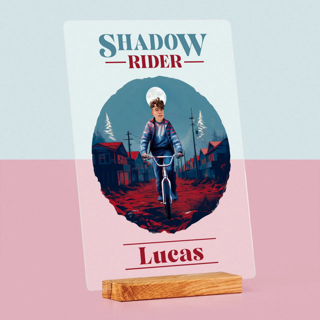 Votre personnage : Shadow Rider - Impression sur verre acrylique | DE