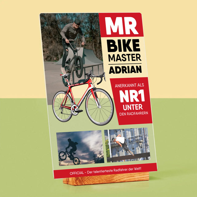 Couverture de Magazine : Mr Bike Master - Impression sur Verre Acrylique | DE