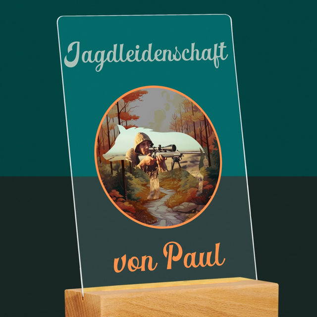 Zdjęcie I Podpis: Passion de la Chasse - Impression sur Verre Acrylique | DE