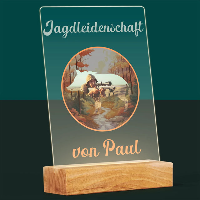 Zdjęcie I Podpis: Passion de la Chasse - Impression sur Verre Acrylique | DE