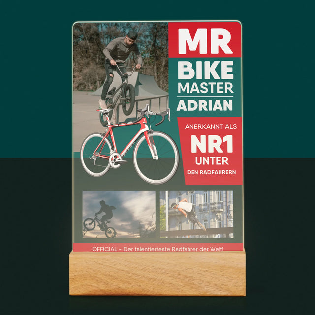 Couverture de Magazine : Mr Bike Master - Impression sur Verre Acrylique | DE