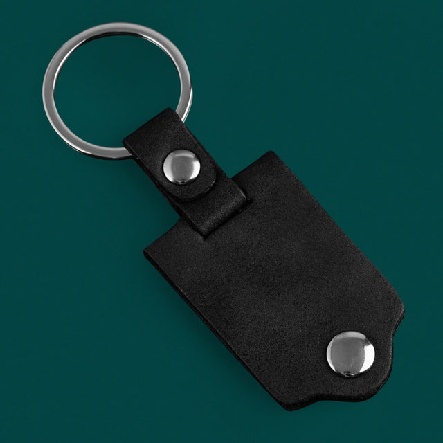 La Photo Et Un Texte: Photo Encadrée - Porte-Clés En Cuir Avec Photo