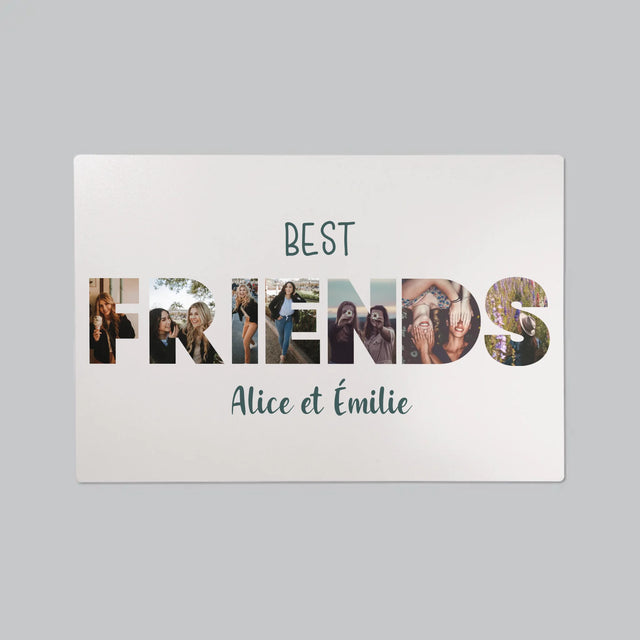 Collage Photo De Lettre: Friends De Tes Photos - Sous-Main Bureau